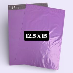 (10) 12.5x15 LARGE Purple Poly Mailers